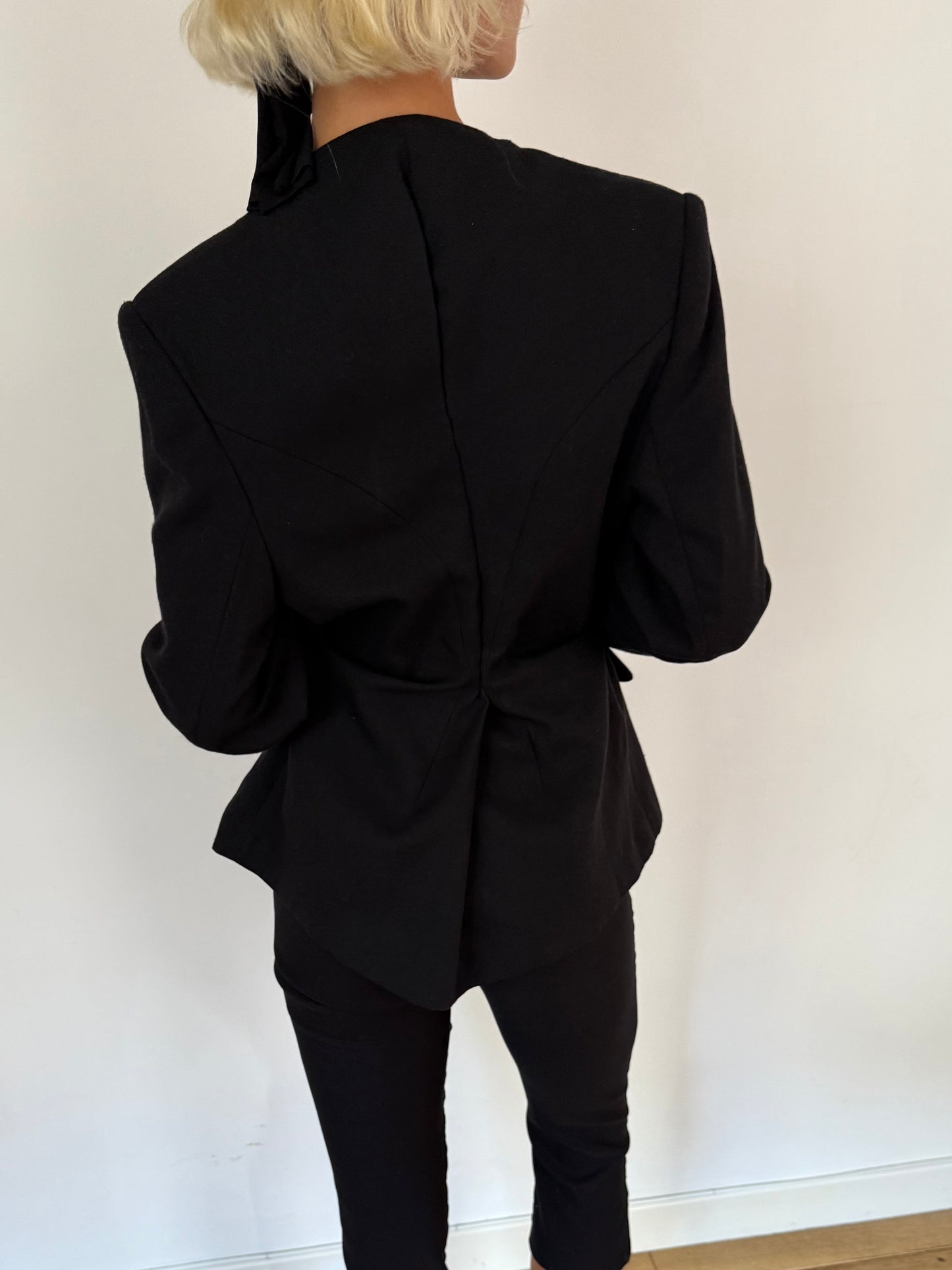 Peplum Beaded Blazer