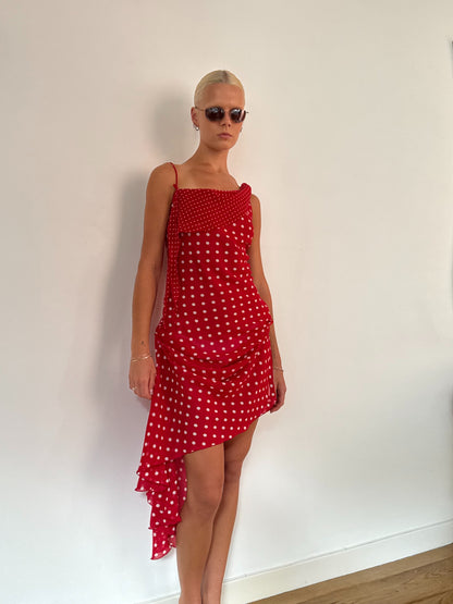 Red Polka Dot Dress