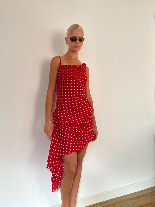 Red Polka Dot Dress