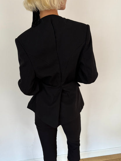 Peplum Beaded Blazer
